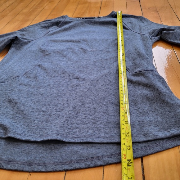 Spyder Active Long Sleeve Quick Dry Breathable top Blue Marled  Medium - Picture 6 of 12